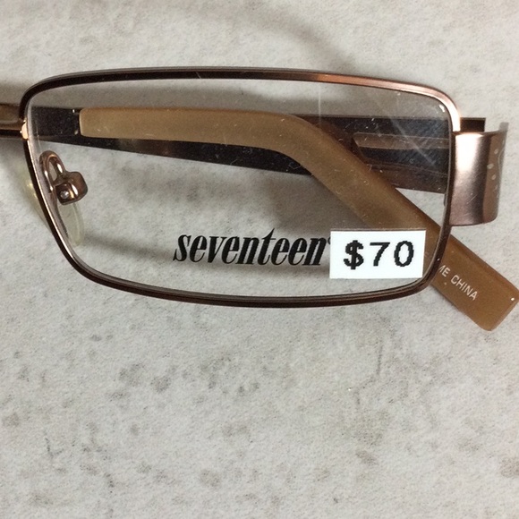 NWT Seventeen copper retro metal eyeglasses new old stock - Picture 14 of 16